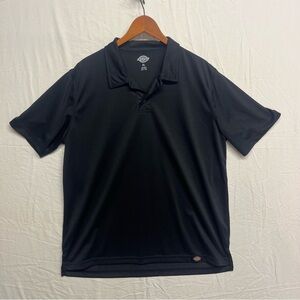 Mens XL Dickies 100% polyester Lightweight Collared Golf Shirt
